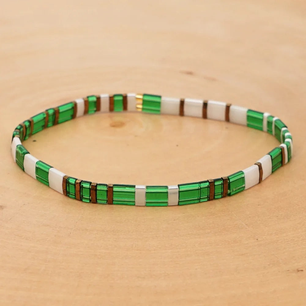 Women's Fashionable Bohemian Glass Beaded Bracelet