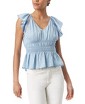 Sam Edelman Size S Blue New Blouse SS