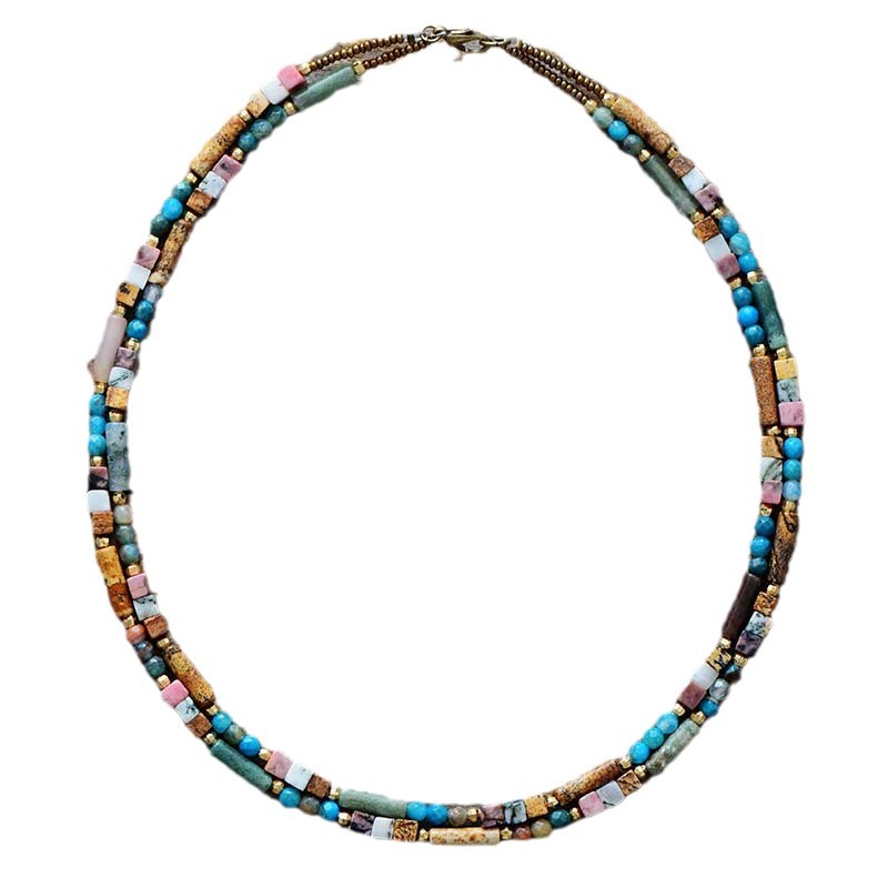 Fashionable French-style Short Neck Scarf Choker Necklace