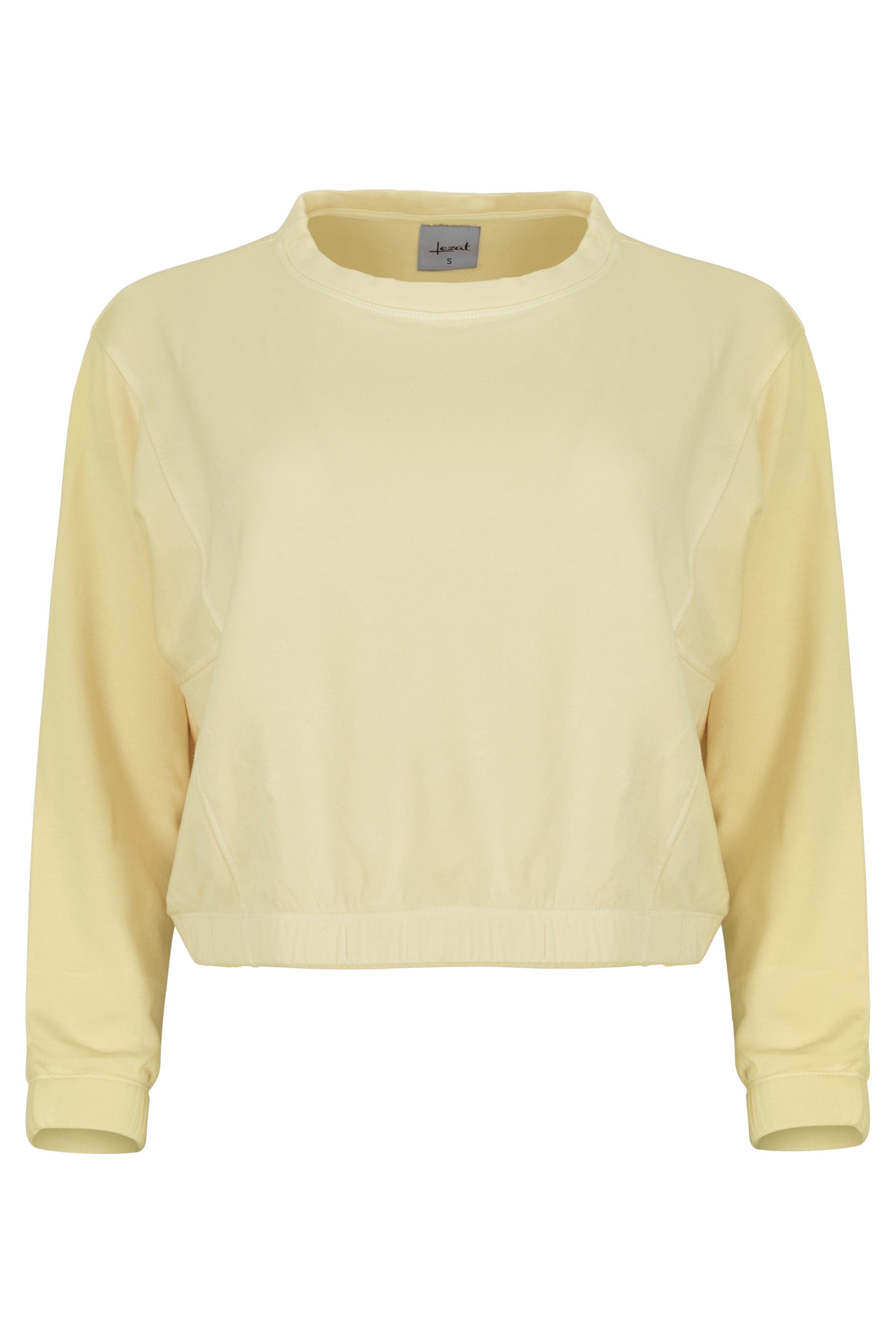Ivy Boxy Cropped Modal Pullover - Sunny